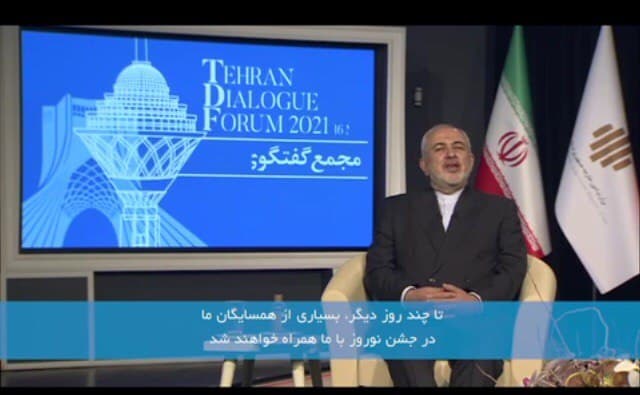 Speech by Iran Foreign Minister Mohammad Javad Zarif at virtual meeting of Tehran Dialogue Forum 2021