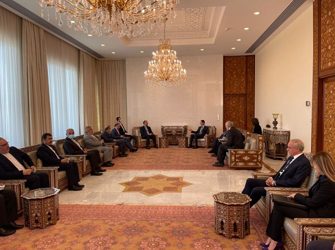 Iranian FM, Syrian president hold extensive talks in Damascus